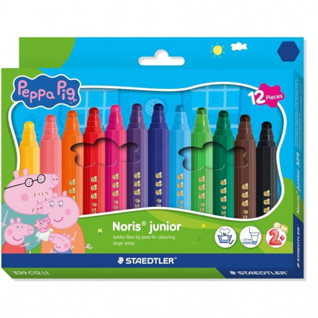 Viltpliiatsid STAEDTLER Junior Peppa Pig 12 värvi