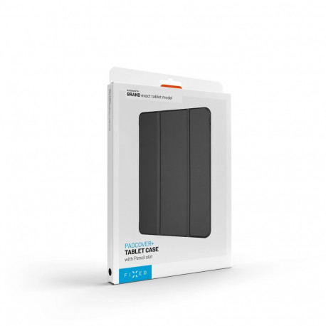 Apple tahvelarvutiümbris Fixed Padcover+ iPad Air 11" (2020-2026) kunstnahk/TPU, must