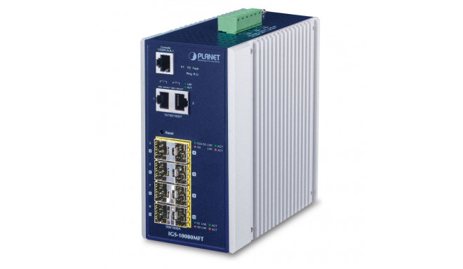 "Planet IGS-10080MFT Industrial Managed Switch"