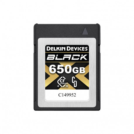 Delkin CFexpress 4.0 BLACK | Type B | R3530/W3250 650GB