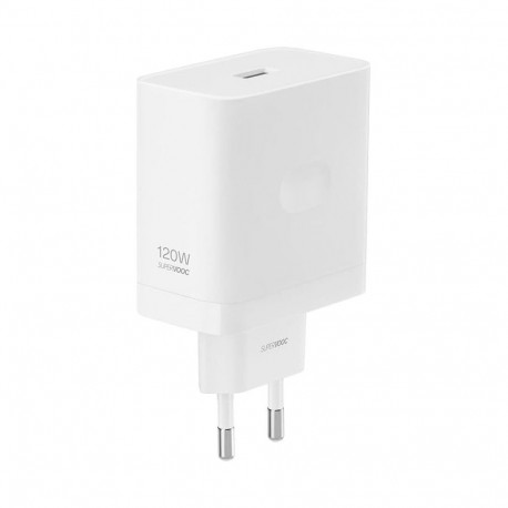 Toalaadija adapter Realme SUPERVOOC 120W USB-A, valge