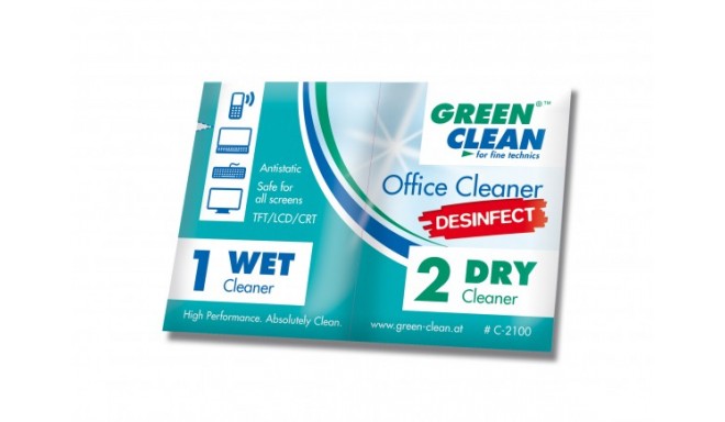 Green Clean cleaning wipes Screen Cleaner (C-2100-5)