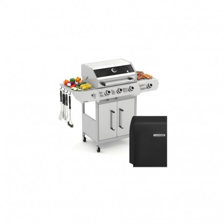 Grill gazowy 3+1 13.5kW Varen 4.0 Kaminer (5 tk.)
