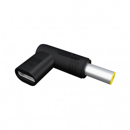 76-092# Adapter usb gniazdo usb-c-wtyk dc2,5/5,5