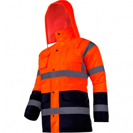 Lahti soojustatud hoiatusjope M CE, oranž