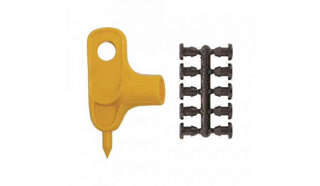 KIT 1 DRILLIN KEY+10 PIPE REPA PLUG 4MM