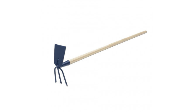 COMBI FORK HOE WITH PINE VARNISH HANDLE