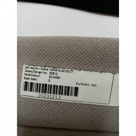 CURTAIN NOVA BLACK. 32813.001.280.DCM687