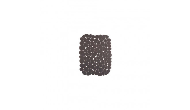 SINK MAT PVC 32X26CM GREY