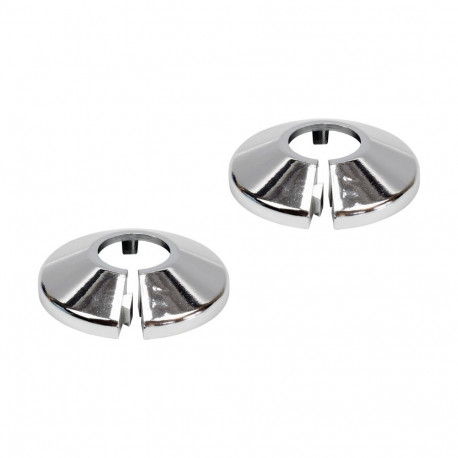 RING FOR PIPES PE PEX 20MM 2PCS CHROMED