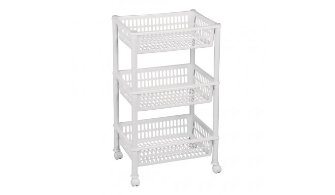 TRIANGULAR TROLLEY W/3 BASKETS