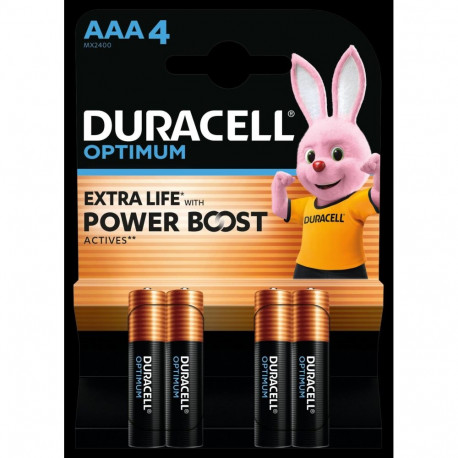 Duracell Optimum AAA patareid 4 tk