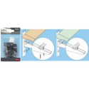 DOUBLE BRACKET 470 MM BLACK