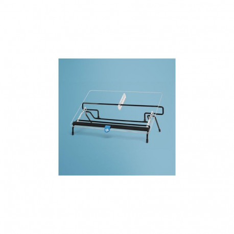 R-Go Tools Document holder R-Go Flex Read, ergonomic, with soft foam wrist rest, transparent acrylic