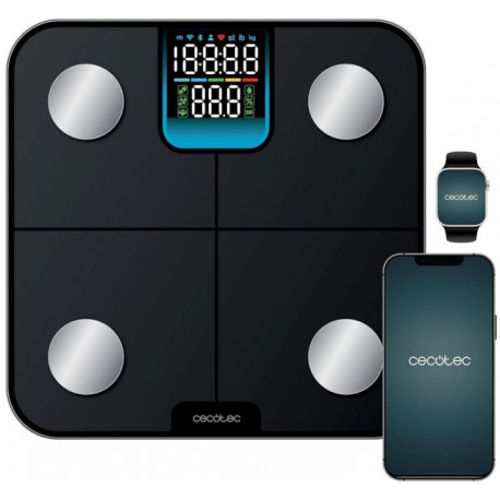 Cecotec vannitoakaal HealthySmart, must