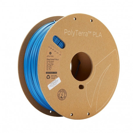 PLA filament 3D-printerile Polymaker PolyTerra, Sapphire Blue, sinine, 1,75mm, 1kg