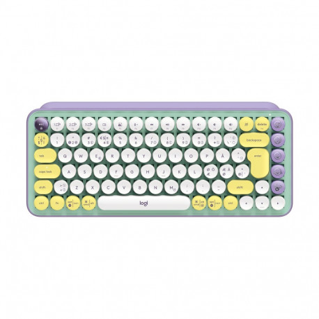 Klaviatuur Logitech POP Keys Wireless Mechanical Keyboard With Emoji Keys - Daydream Mint (Pan-Nordi