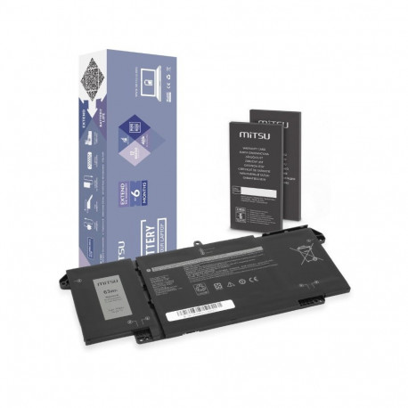 Battery 7FMXV for Dell Latitude 5320 7320 7420 7520 - 15.2V 3600 mAh (55 Wh) 15.2V