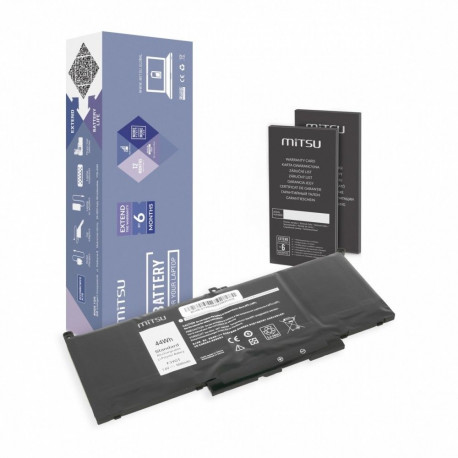 Battery for Dell Latitude 7390, 7490 5800 mAh (44 Wh) 7.6 - 7.4