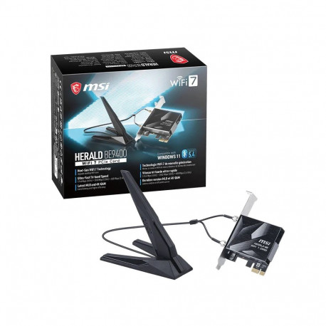 Herald võrgukaart BE9400 WiFi 7 PCIe