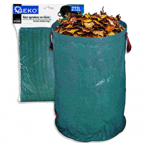 Geko Garden basket bag 272L G73285, 272L, 70cm, 60cm, 4 handles (2 side + 2 bottom), polypropylene f