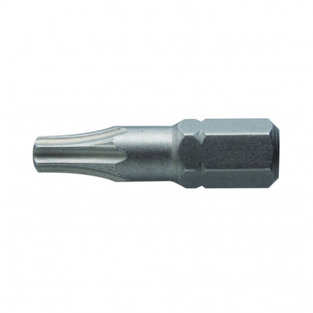 Hogert Screwdriver Bit HT1S361, TX10, 25mm, S2 steel, 2-piece blister, deformation resistant, SLIM p