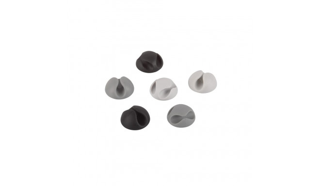 Iseliimuvad kaablihoidikud 19mm 6tk