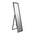 MIRROR FRAMED STANDING 156X36CM BLACK