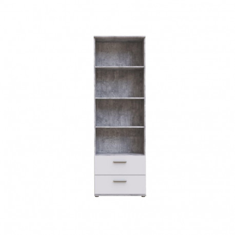 SHELF UNIT GREY/WHITE 34.8X60.2X187.9