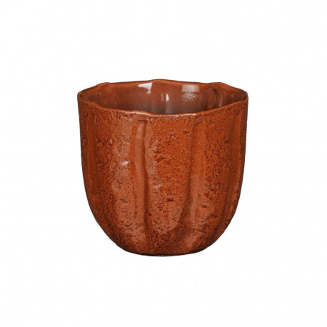 Alfredo keraamiline pott D19 H17cm punane