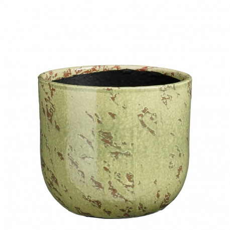 Keraamiline pott Sandro D18 H16CM roheline