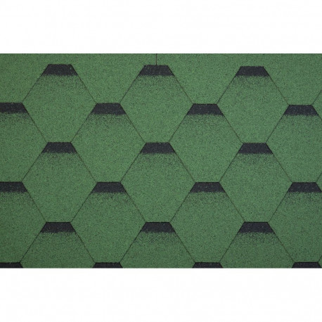 SHINGLES SONATA QUADR PLUS SBS GREEN 3M2