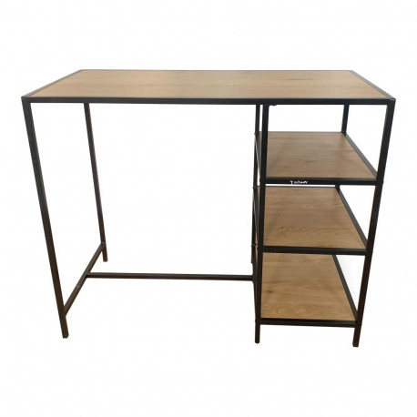 Baarilaud Gabe puit/must 100x120x60cm