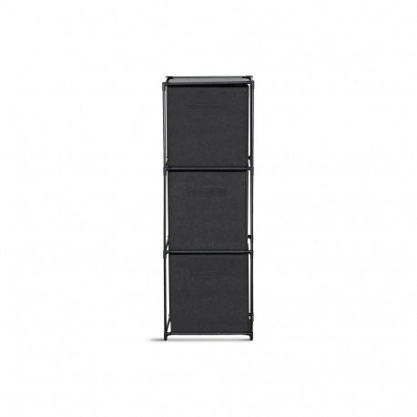 Must riiul M kastidega 34.5X34.5X101