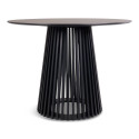DINING TABLE DOMOLETTI D100CM BLACK