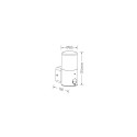 WALL LIGHT ORTE E27 IP44 14216-PIR BLACK