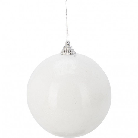 Valge sädelev klaasist ehe D10cm