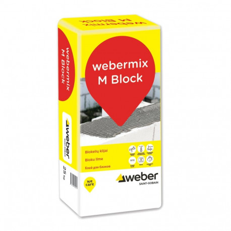 Weber M Block plokiliim 25kg (48)