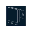 AXIAL FAN 100 SOLID GLASS T