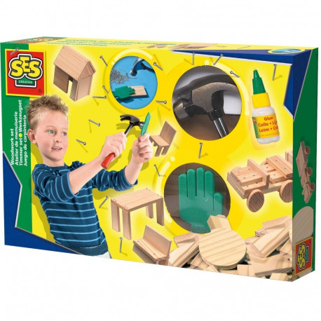 TOY CREATIVE KIT WOODWORK 00943