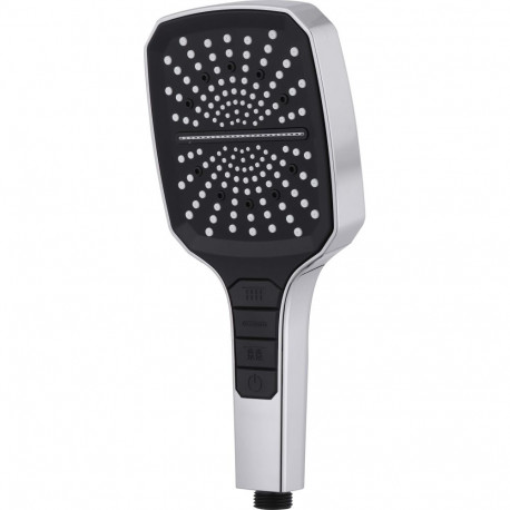 SHOWER HEAD DX6205YC CHROME/BLACK