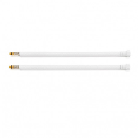 segisti voolik 2x50cm M10-L15.5 F3/8 valge