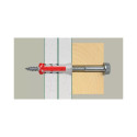 FRAME PLUG WITH SCREW 10X50 MM 25PCS