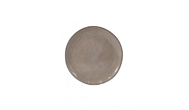 DESSERT PLATE BROWN DOTTE 21CM