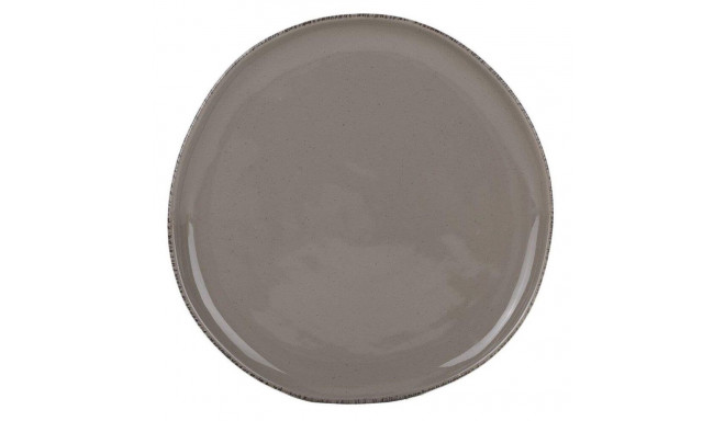 DINNER PLATE DARK BROWN 26.8CM