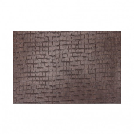 PLACEMAT CROCODILE BURGUNDY 30X45CM