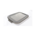 CONTAINER FOOD RECTAN GLASS W LID 0.37L