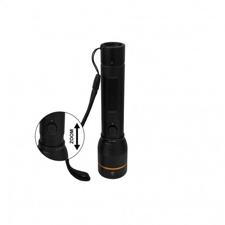 FLASHLIGHT LED RECH. ARCAS 10W+POWERBANK