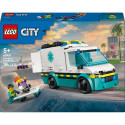 TOY CONSTRUCT EMERGENCY AMBULANCE 60451