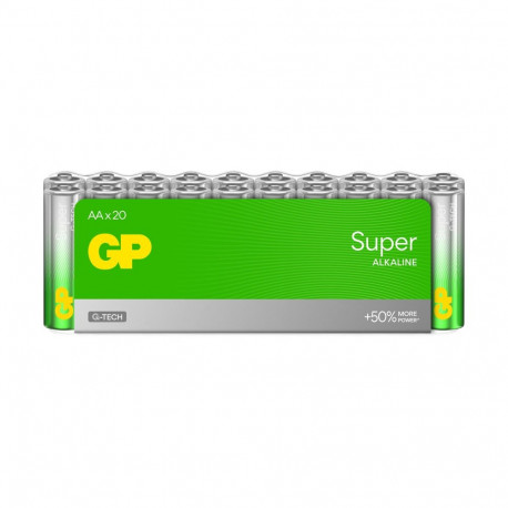 super alkaline AA 1.5V patareid 20 tk